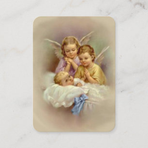 Visite Carte Sainte de Remembrance de Baptême Catholique