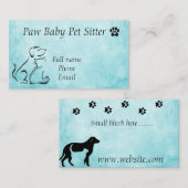 Visite Carte se reposante d'entreprise de services (Devant / Derrière)