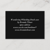 Visite Carte siffleuse errante d'art d'aceo de canard (Dos)