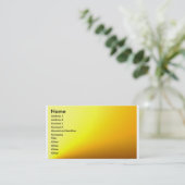 Visite Carte simple Or-Jaune de profil (Debout devant)