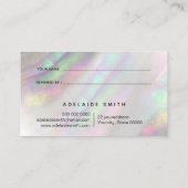 Visite carte simulée de référence de coque (Dos)