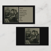 VISITE CARTE SPÉCIALE DE PROFIL DE COUPLES++ (Devant / Derrière)