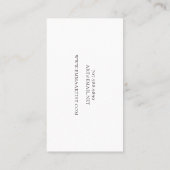 Visite Carte Tarot de professeur d'art (Dos)