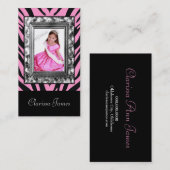 Visite Carte TTT-Ornée de bijoux de concours de beauté de (Devant / Derrière)