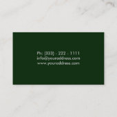 Visite Carte végétarienne végétale de jus frais de (Dos)