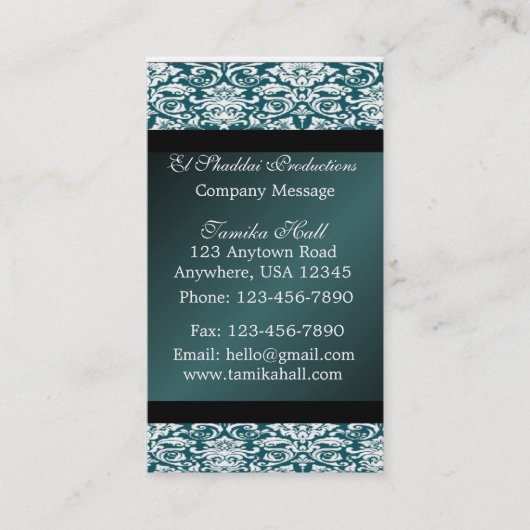 Visite Carte verte de ministère des affaires | (Devant)