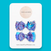 Visite Carte Verticale de l'écran du clip de poche du log