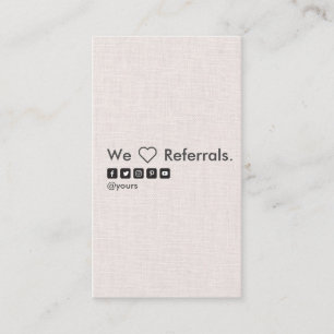 Visite Carte verticale de toile minimale professionnelle