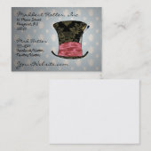 Visite " Carte victorienne "folle de profil (Devant / Derrière)