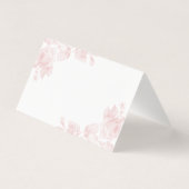 Visite Carte vintage de roses vierge (Dos)