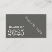 Visite Chalkboard look 2023 - carte de nom de graduation (Devant)