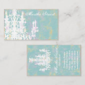 Visite Chandelier de coco (Options de couleur) ~ Carte de (Devant / Derrière)