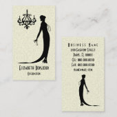 Visite CHANGER COULEUR MOI Plaque de mode ~ Carte de visi (Devant / Derrière)