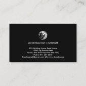 Visite Chauffage Ventilation Climatisation Carte de visit (Dos)