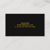 Visite Chef Restauration Restauration Restaurant Carte de (Dos)