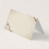 Visite Chic Aquarelle Fleurs d'automne Carte de remerciem (Dos)