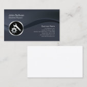 Visite Chrome Outils Icon Machine Réparation Carte de vis (Devant / Derrière)