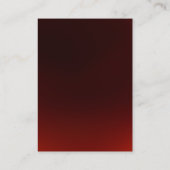 Visite Chubby Grand Monogramme rouge foncé Carte de visit (Dos)