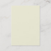 Visite Chubby Rouge tendance Monogramme moderne Carte de (Dos)