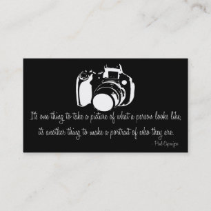 Visite Citation de photographe professionnel Carte de vis