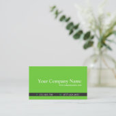 Visite Classic Green & Grey Professionnel - Carte de visi (Debout devant)
