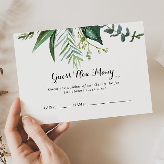 Visite Classy Green Devinez Tropical Combien De Carte De