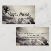 Visite Cloud Cool de luxe Silver Cloud avec Carte de visi (Devant / Derrière)