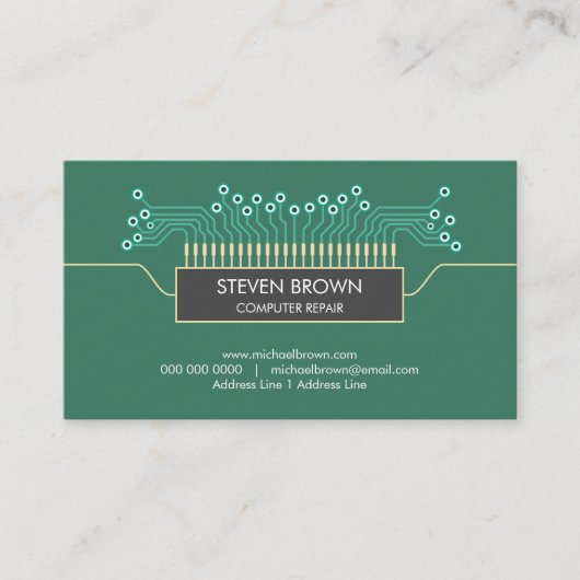 Visite Codage de carte de circuit de la science informati (Devant)
