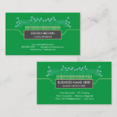 Visite Codage de la carte de circuit informatique Green S (Devant / Derrière)