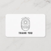Visite Code de réduction de carte de remerciement Examen  (Devant)