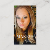 Visite Code QR de carte photo d'artiste maquilleuse profe (Devant)