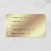 Visite Code QR de coiffeur pour entreprise Carte de visit (Dos)