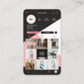 Visite Code QR personnalisé Carte de visite-Logo Qr Insta (Devant)