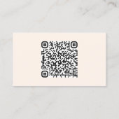Visite Code QR Rustic Mariage Details Carte de boîtier (Dos)