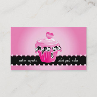Visite Coeur de petit gâteau de rose de zèbre de carte de