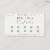 Visite Coffee Shop Retro Carte de fidélité Quirky (Devant)