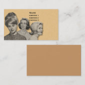 Visite COIFFEUR - CARTE TRÈS PROFESSIONNELLE de PROFIL (Devant / Derrière)