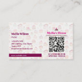 Visite Commerce de gâteaux sucrés | Élégant Carte de visi (Devant)