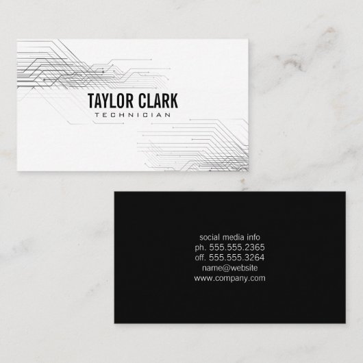 Visite Composant de carte de circuit (Devant / Derrière)