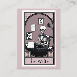 Visite Conception de carte de tarot "L'écrivain"