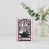 Visite Conception de carte de tarot "L'écrivain" (Debout devant)