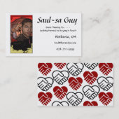 Visite Conception de la carte SCC d'amitié (Devant / Derrière)