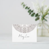 Visite Conception de mandala fleur de lotus carte dorée (Debout devant)