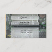 Visite Conception d'ordinateur avec technologie de carte  (Dos)