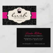 Visite Conception luxuriante de petit gâteau - CARTE DE (Devant / Derrière)