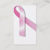 Visite Conscience de cancer du sein de modèle de carte de (Dos)