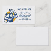 Visite Constructeur de soudeuse soudant le rétro carte de (Devant / Derrière)