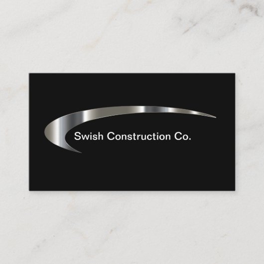 Visite Construction Moderne Classique Design Carte de vis (Devant)