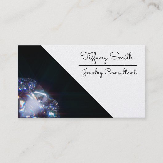 Visite Consultant en Carte de visite/Bijoux (Devant)