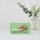 Visite Cookies Design, Cookie Sales - Carte de collecte d (Debout devant)